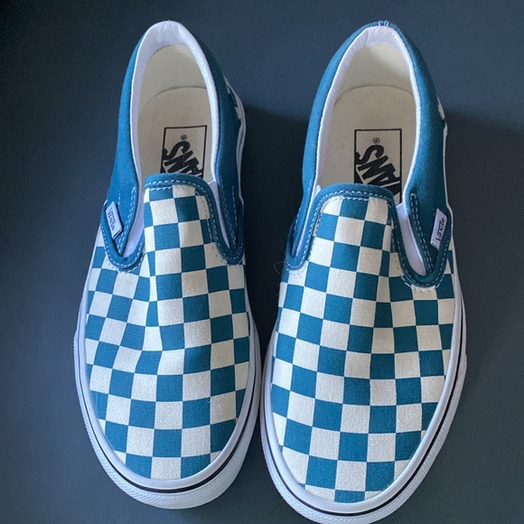 blue checkered vans - Picture 2 of 4